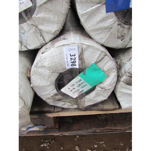 3298 - An 80m roll of plastic sheeting