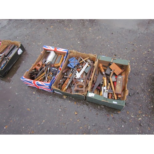 3539 - Three boxes of mixed tools