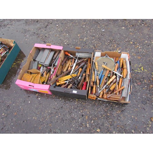 3542 - Three boxes of mixed tools