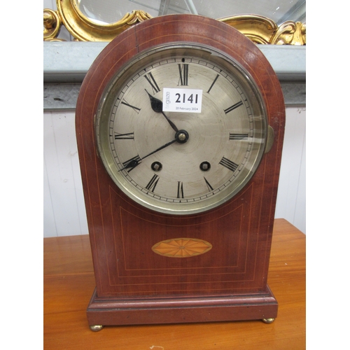 2146 - A mahogany Mappin & Webb clock