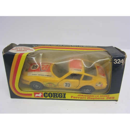 8140 - Five boxed Corgi diecast vehicles to include 9212 Hughes 369 Police Helicopter, 324 JCB/Corgi Le Man... 