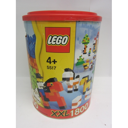 8354 - A Lego set 5517 XXL 1800 in original cylindrical card cannister (contents checked by vendor as compl... 