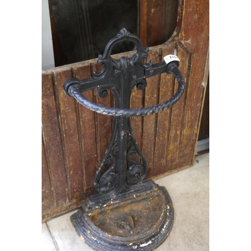 2101 - A cast iron stick stand