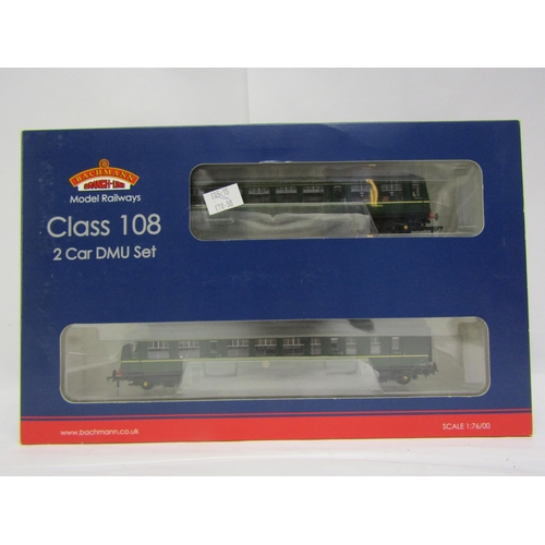 8571 - A boxed Bachmann Branch-Line 00 gauge DCC 32-900B BR Green Class 108 2 Car DMU Set