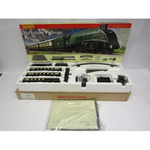 8472 - A boxed Hornby 00 gauge DCC R1136 The Yorkshire Pullman electric train set, comprising BR 4-6-2 Clas... 