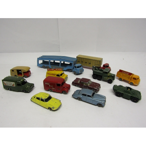 8203 - A group of twelve playworn Lesney Matchbox Series diecast vehicles