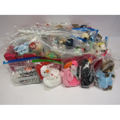 8279 - A collection of sixty TY Beanie Babies with swing tags (60)