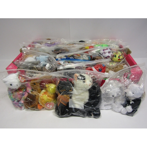 8280 - A collection of sixty TY Beanie Babies with swing tags (60)