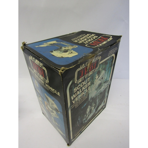 8078 - A vintage boxed Palitoy Star Wars Return Of The Jedi Scout Walker Vehicle with instruction sheet, ta... 