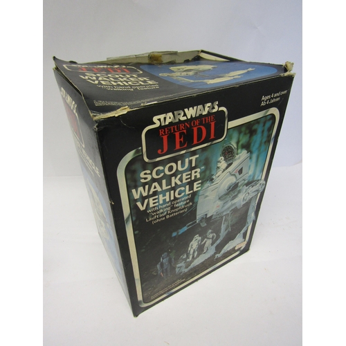 8078 - A vintage boxed Palitoy Star Wars Return Of The Jedi Scout Walker Vehicle with instruction sheet, ta... 