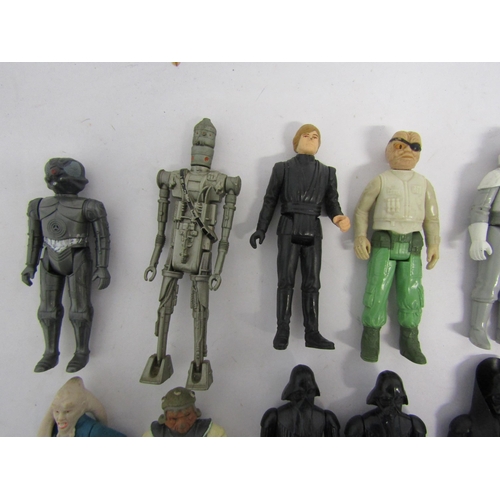 8092 - A collection of forty-five loose and playworn vintage LFL / GMFGI Star Wars action figures to includ... 