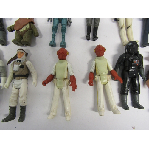 8092 - A collection of forty-five loose and playworn vintage LFL / GMFGI Star Wars action figures to includ... 