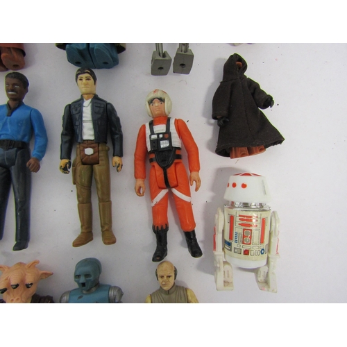 8092 - A collection of forty-five loose and playworn vintage LFL / GMFGI Star Wars action figures to includ... 