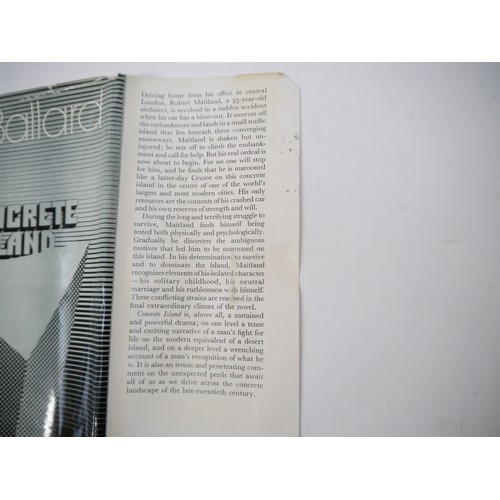 7184 - J.G. Ballard, 2 titles, both first editions, both original cloth, dust wrappers: 'Concrete Island', ... 