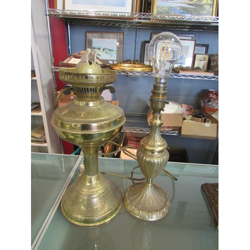 1512 - An oil lamp and table lamp base (2)