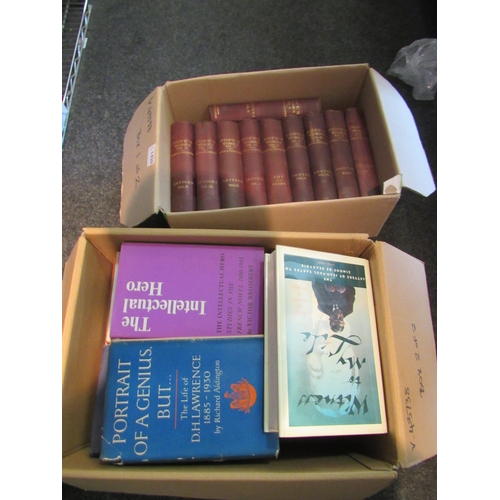 1475 - Two boxes of miscellaneous volumes to include 