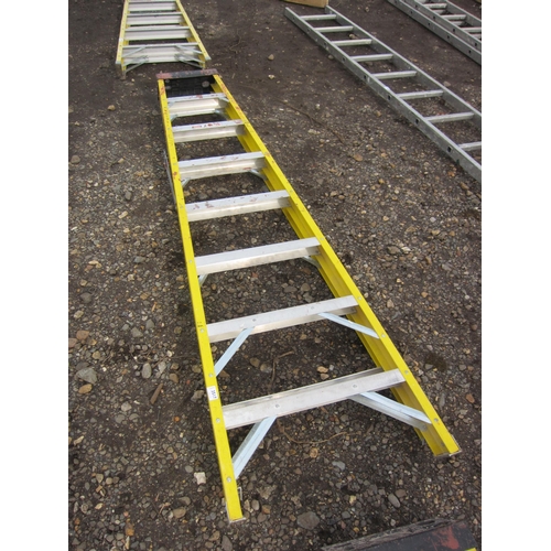 3517 - A set of 8 tread fibreglass steps