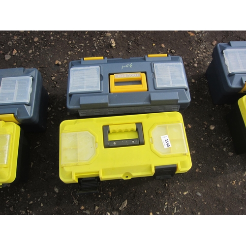 3540 - Two tool boxes with contents