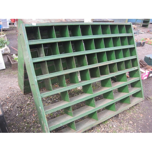 3552 - A multi-compartment metal workshop cabinet