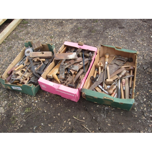 3572 - Three boxes of mixed tools