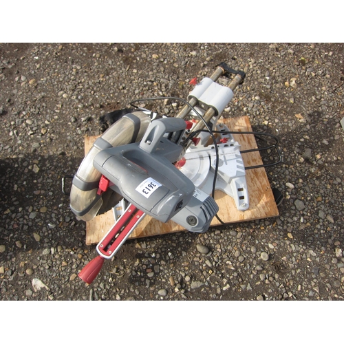 3613 - A Performance Pro mitre saw.  DTI Failure: Please see information pages