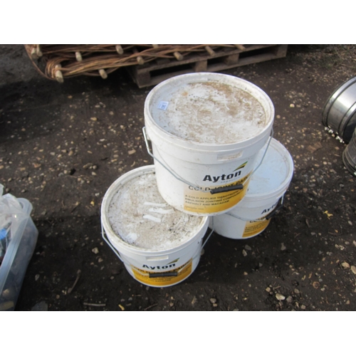 3621 - Three tubs of Ayton cold joint paint