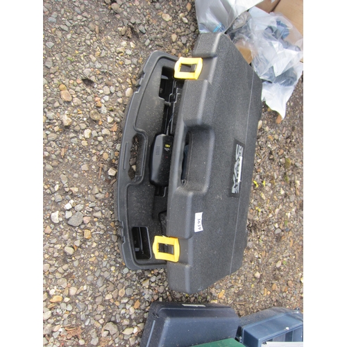 3639 - A cased Mac Allister cordless multi saw with battery and charger