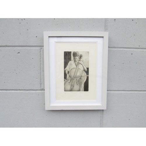 9479 - SHEILA OLINER (1930-2020) A framed limited edition etching titled “Naomi” signed by the artist and n... 