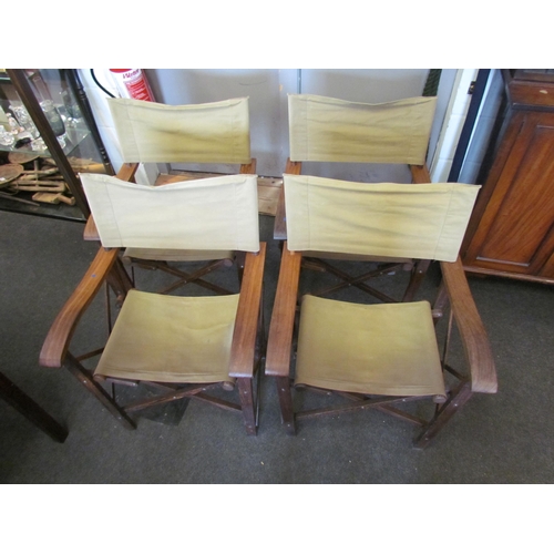 1122 - A set of four Christian Liaigre directors chairs 