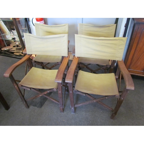 1122 - A set of four Christian Liaigre directors chairs 