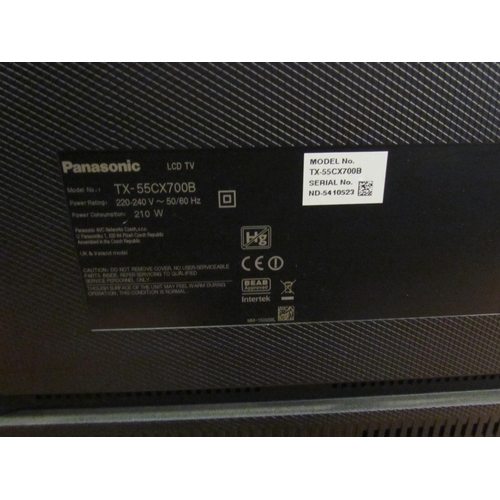 1152 - A Panasonic 55'' television, model TX-55CX700B