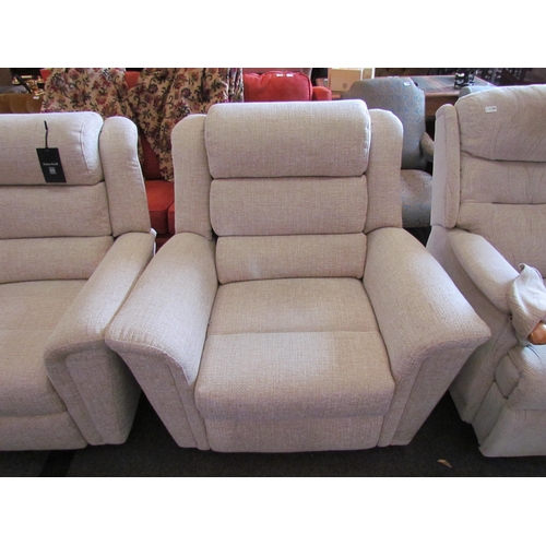 1185 - A Parker Knoll two seater electric reclining sofa and matching armchair