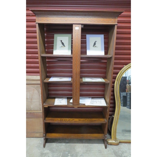 2106 - An Edwardian oak bookcase