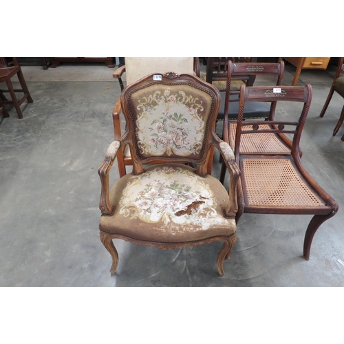 2178 - A 1930's French armchair frame   (R) £30