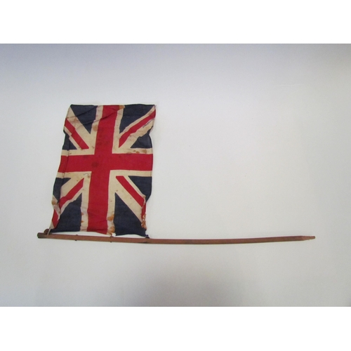 1211 - A quantity of vintage D-Day Union Flags on canes