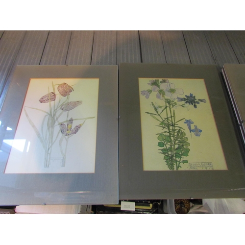 1245 - A collection of framed Rennie Mackintosh prints and two large posters (7)