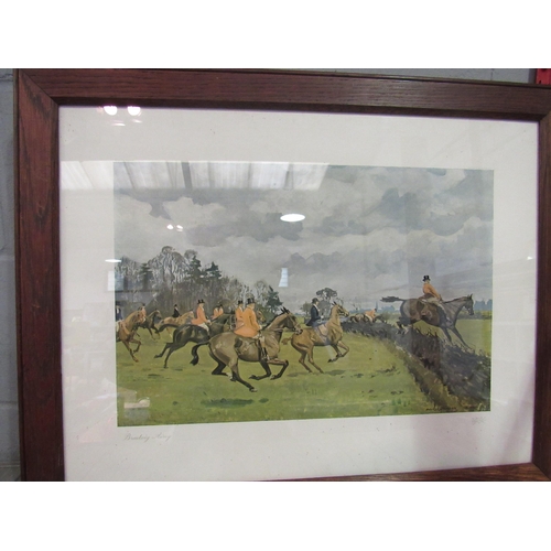 1263 - A selection of prints depicting the hunt including two signed by Elizabeth Ansell.  All framed and g... 