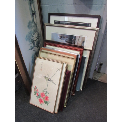 1272 - A large quantity of prints and watercolours to include Oriental still-life, limited edition print 