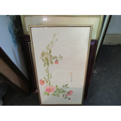 1272 - A large quantity of prints and watercolours to include Oriental still-life, limited edition print 