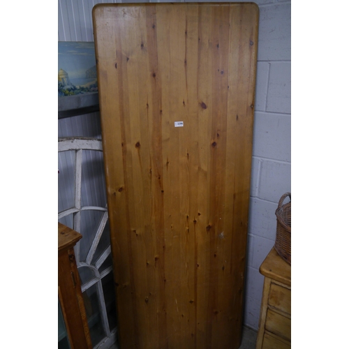 2286 - A pine table top, 183cm x 70cm