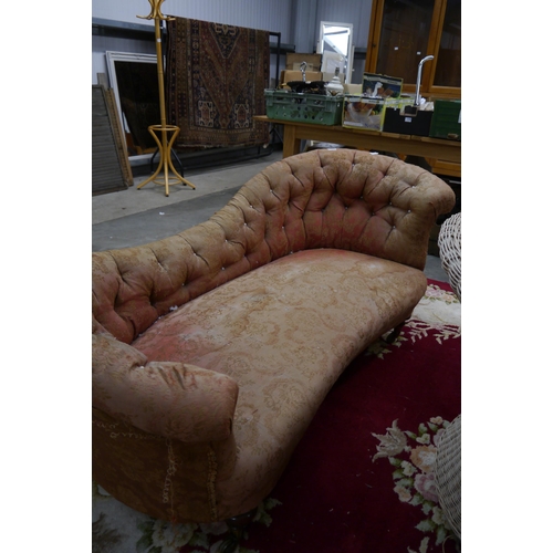 2315 - A Victorian chaise longue, for reupholstery