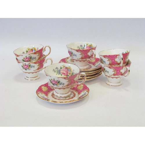 1277 - A set of six Royal Albert 