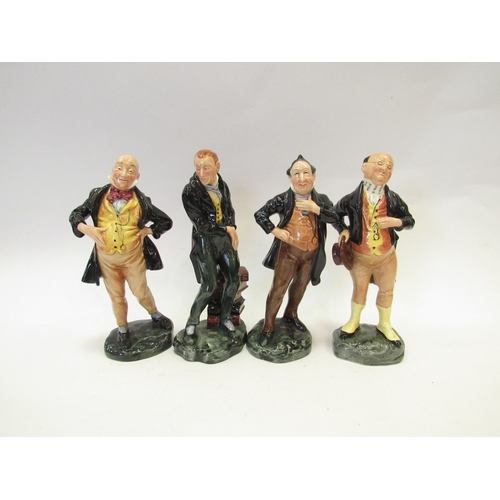 1380 - Four Royal Doulton Dickens figures - Pickwick, Micawber, Uriah Heep and Pecksniff