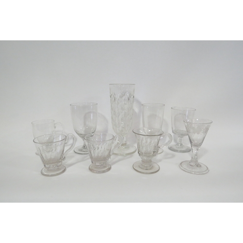 1287 - A collection of early 20th Century glasses (9)