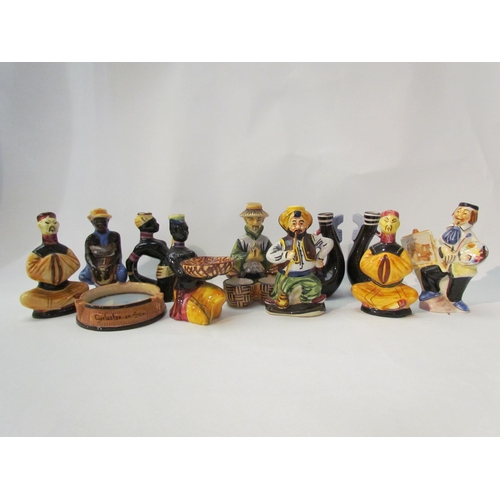 1397 - Italian ceramic miniature decanters made for Drioli