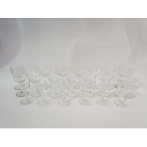 1421 - A quantity of champagne flutes, saucers and associated glasses   (E)£10-20