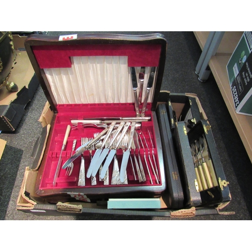 1463 - A quantity of cutlery items including part canteen