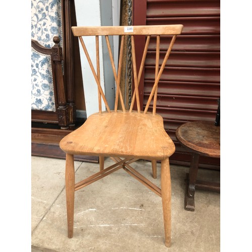 2385 - An Ercol Candle stick dining chair