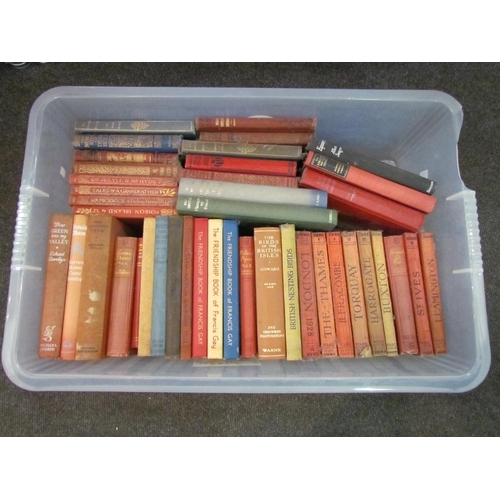 1195 - A box of early 20th Century books including travel and novels etc.