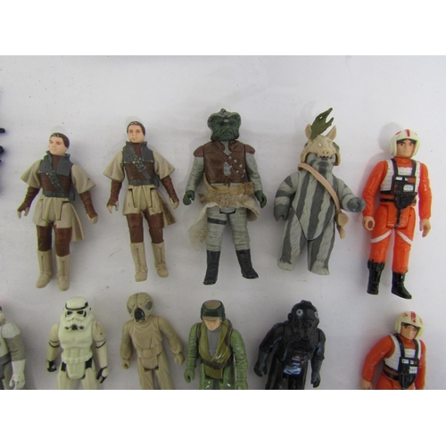 8089 - A collection of forty-eight loose and playworn vintage LFL / GMFGI Star Wars action figures to inclu... 